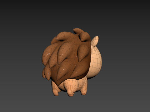 Character290 Hedgehog 3D Model