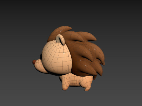 Character290 Hedgehog 3D Model