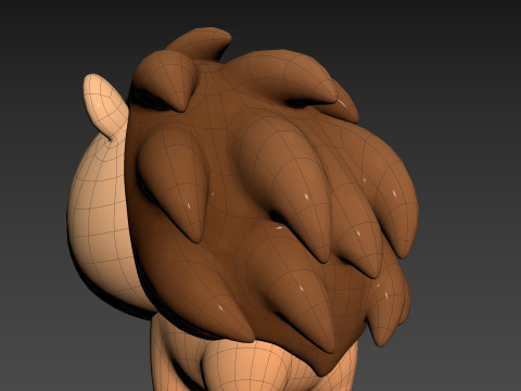 Character290 Hedgehog 3D Model