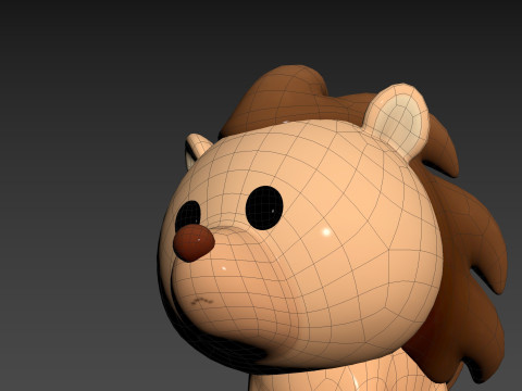 Character290 Hedgehog 3D Model