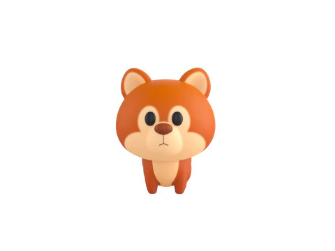Charakter291 Eichh&ouml;rnchen 3D Modell