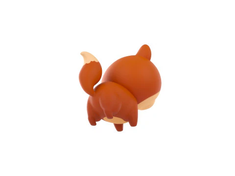 Charakter291 Eichh&ouml;rnchen 3D Modell
