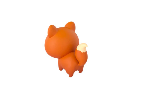 Charakter291 Eichh&ouml;rnchen 3D Modell