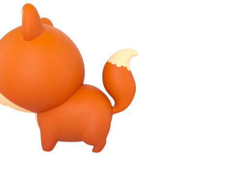 Charakter291 Eichh&ouml;rnchen 3D Modell