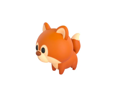 Charakter291 Eichh&ouml;rnchen 3D Modell
