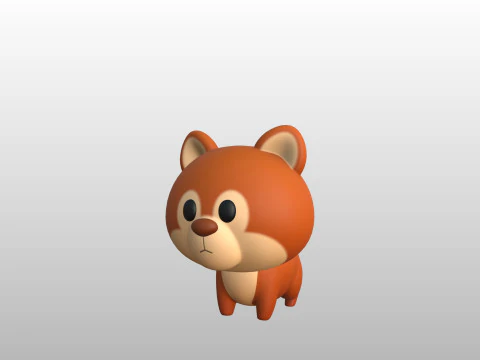 Charakter291 Eichh&ouml;rnchen 3D Modell