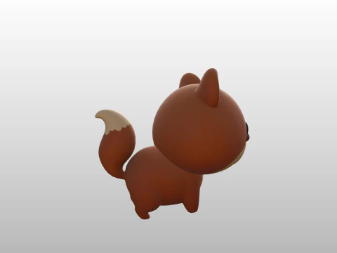 Charakter291 Eichh&ouml;rnchen 3D Modell