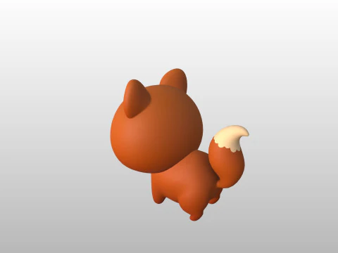 Charakter291 Eichh&ouml;rnchen 3D Modell