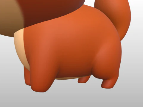 Charakter291 Eichh&ouml;rnchen 3D Modell