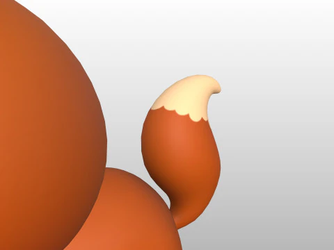 Charakter291 Eichh&ouml;rnchen 3D Modell