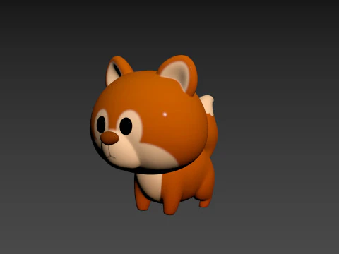 Charakter291 Eichh&ouml;rnchen 3D Modell