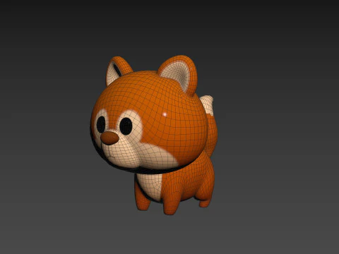 Charakter291 Eichh&ouml;rnchen 3D Modell