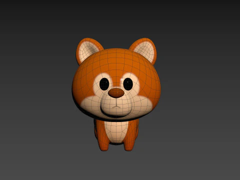 Charakter291 Eichh&ouml;rnchen 3D Modell