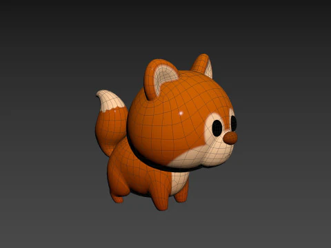 Charakter291 Eichh&ouml;rnchen 3D Modell