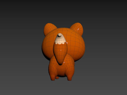 Charakter291 Eichh&ouml;rnchen 3D Modell
