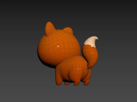 Charakter291 Eichh&ouml;rnchen 3D Modell