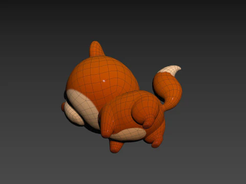 Charakter291 Eichh&ouml;rnchen 3D Modell