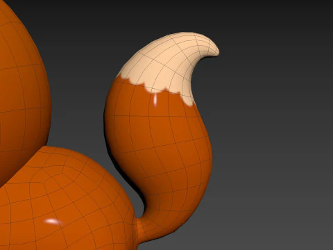 Charakter291 Eichh&ouml;rnchen 3D Modell