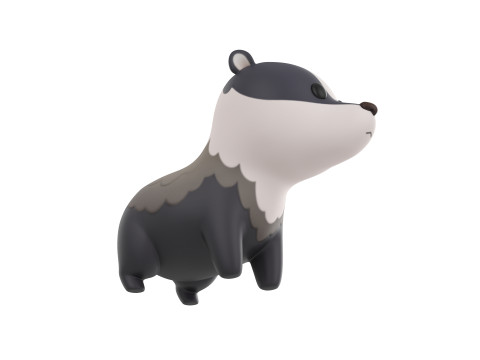 Character293 Badger Modelo 3D