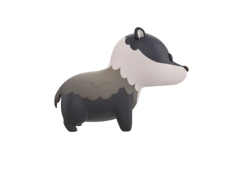 Character293 Badger Modelo 3D
