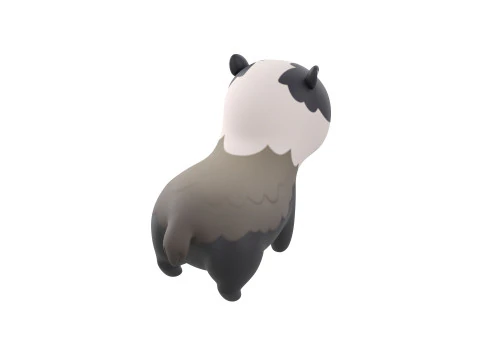 Character293 Badger 3D Model