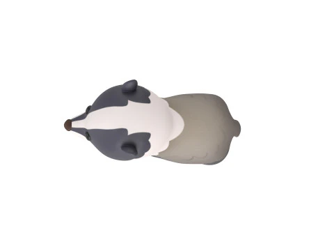 Character293 Badger 3D Model