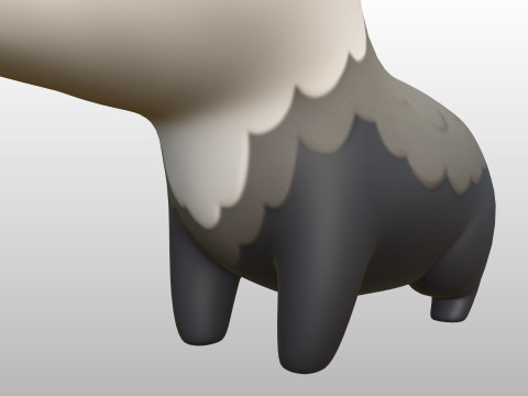 Character293 Badger Modelo 3D