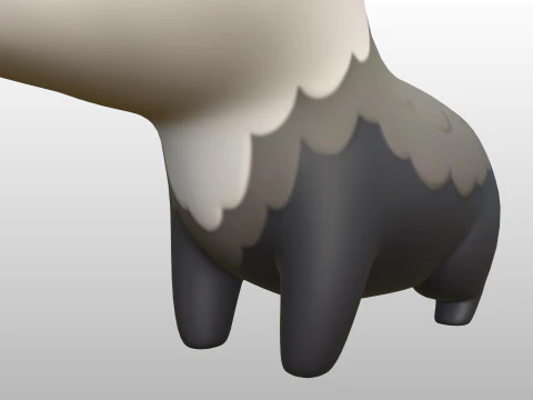 Character293 Badger 3D Model