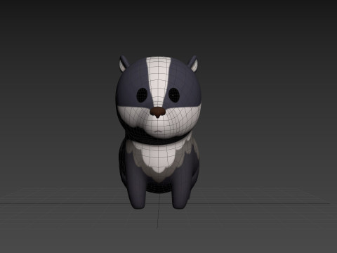 Character293 Badger Modelo 3D