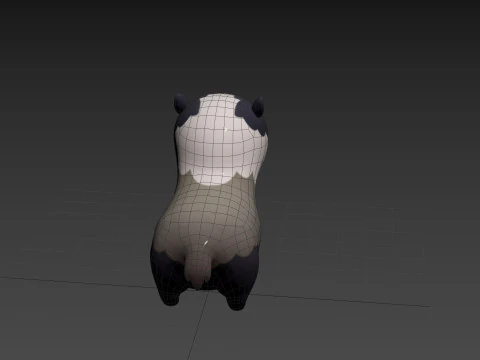 Character293 Badger 3D Model
