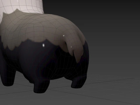 Character293 Badger 3D Model