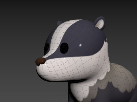 Character293 Badger Modelo 3D