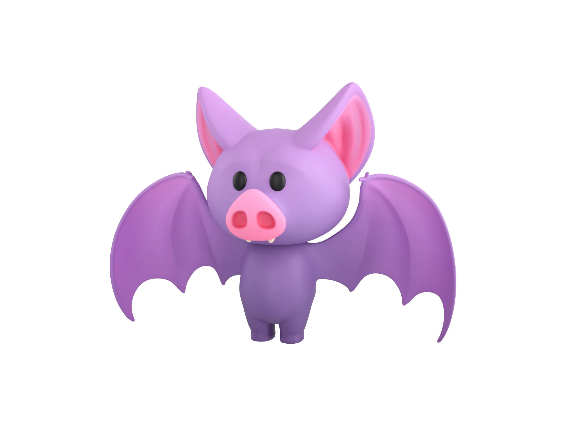 Character294 Bat 3D Model .c4d .max .obj .3ds .fbx .stl .blend