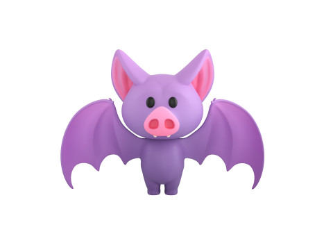 Character294 Bat Modèle 3D