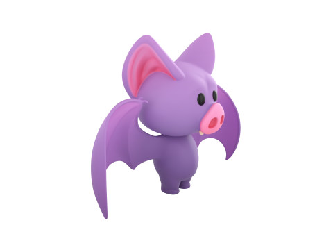 Character294 Bat Modèle 3D