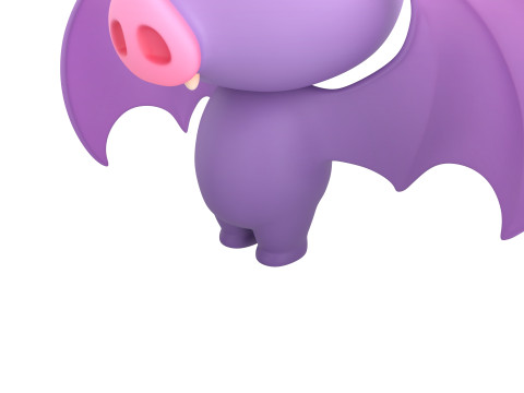 Character294 Bat Modèle 3D