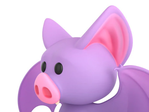 Character294 Bat 3D Model