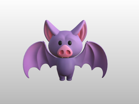 Character294 Bat Modèle 3D