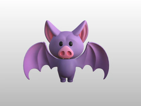 Character294 Bat 3D Model