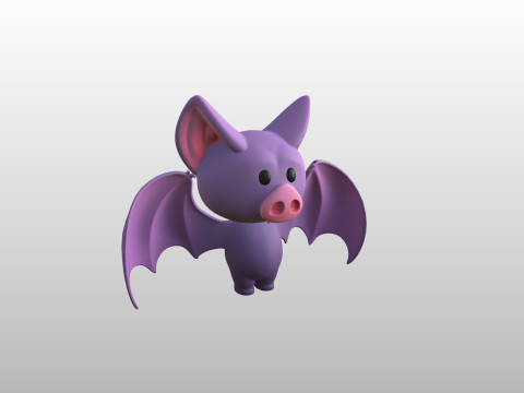 Character294 Bat Modèle 3D