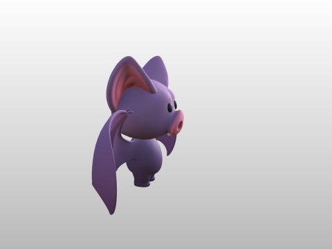 Character294 Bat Modèle 3D