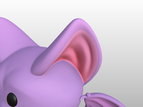 Character294 Bat Modèle 3D