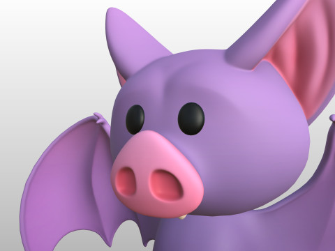 Character294 Bat Modèle 3D
