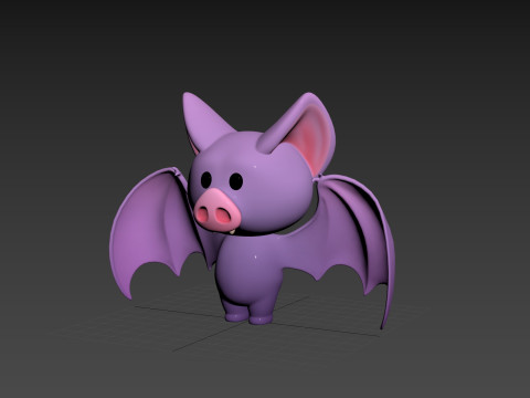 Character294 Bat Modèle 3D