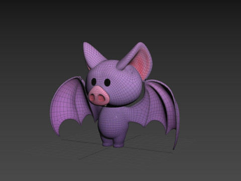 Character294 Bat Modèle 3D