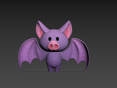 Character294 Bat Modèle 3D