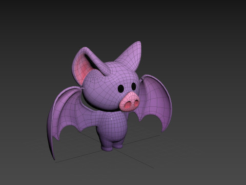 Character294 Bat Modèle 3D