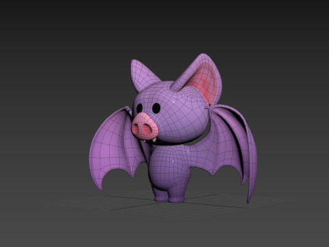 Character294 Bat Modèle 3D
