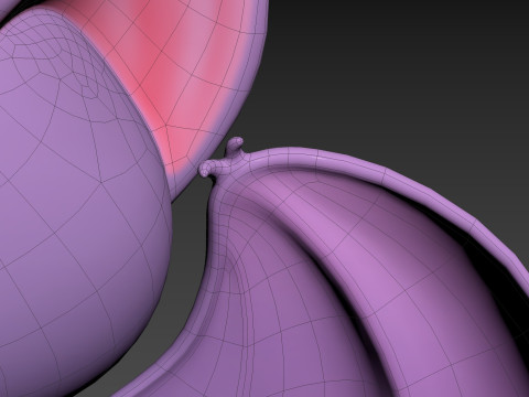 Character294 Bat Modèle 3D