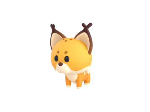 Character295 살쾡이 3D 모델